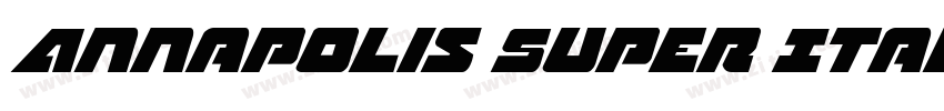 Annapolis Super Ital字体转换